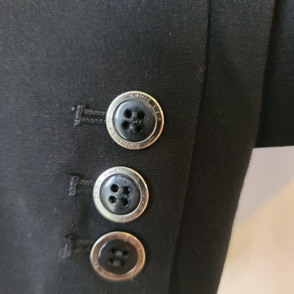 Calvin Klein Two Button Black Suit Jacket / Blazer - Picture 4 of 5